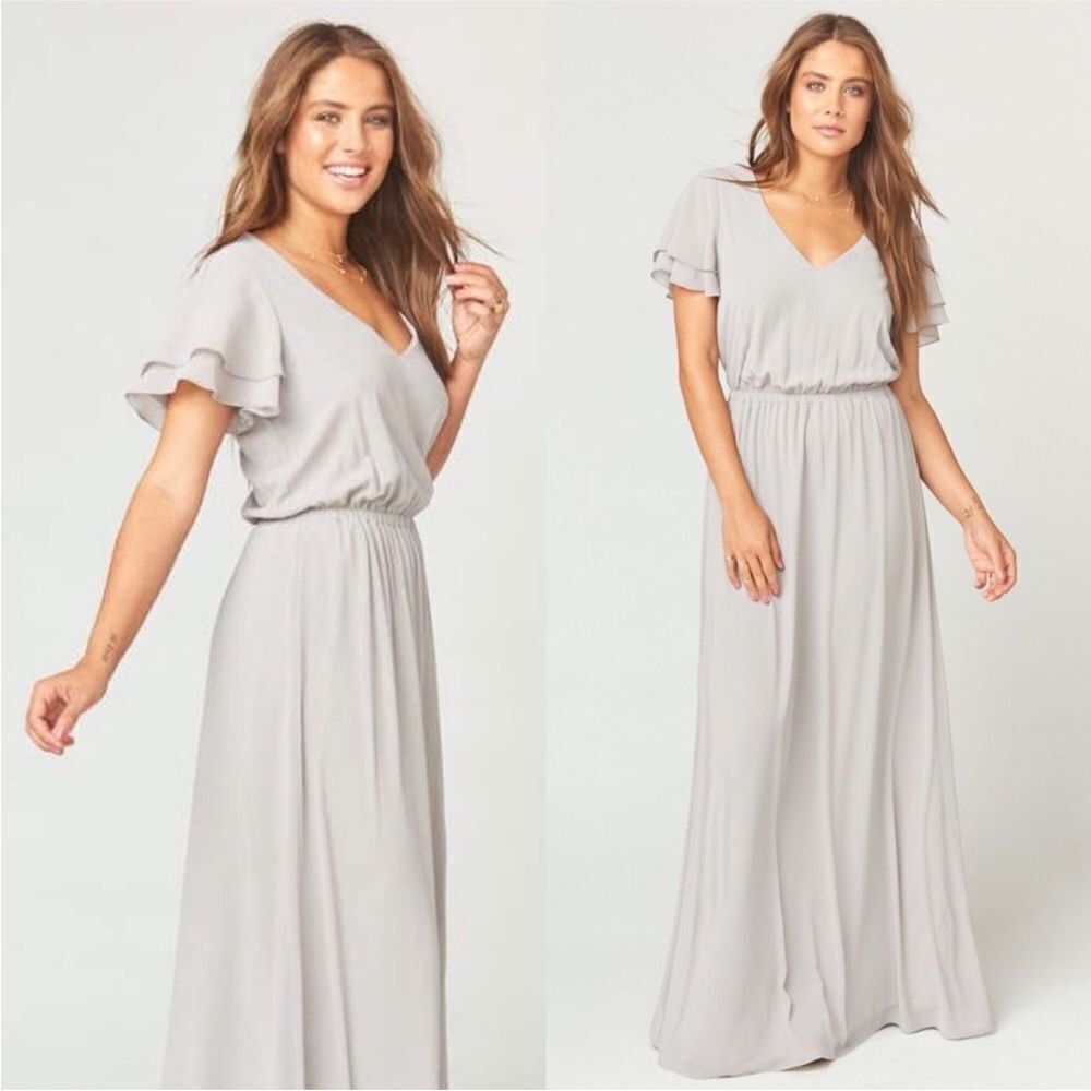 Show Me Your Mumu | Michelle Dove Grey Maxi Dress